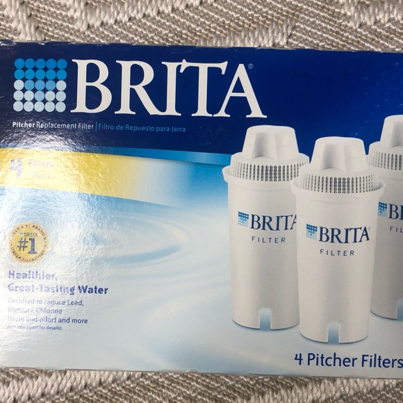 Brita Water Pitcher Replacement Filters Box of 4 White - Picture 2 of 7